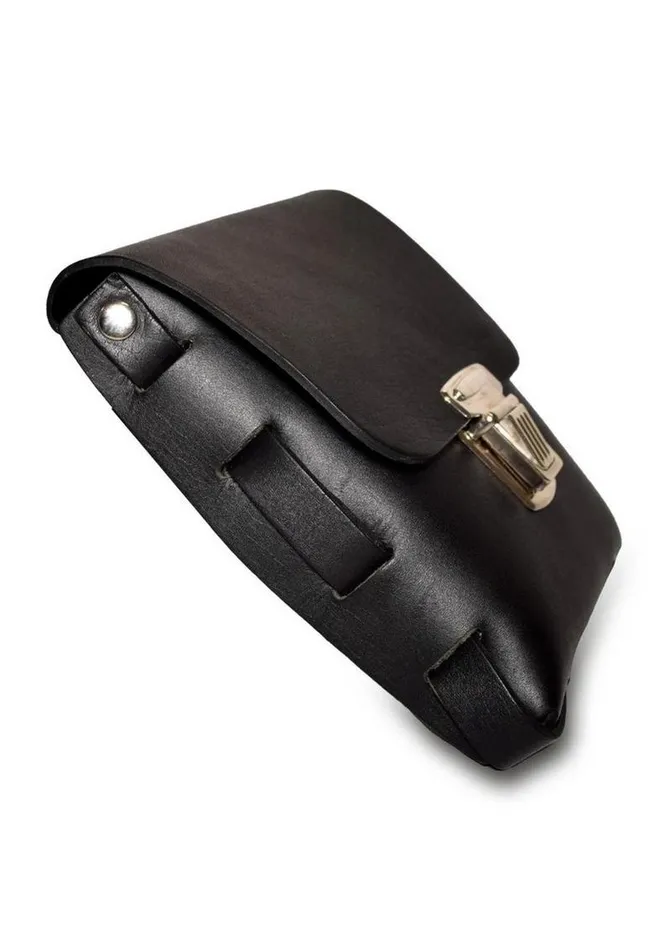 Prowler RED Restraints Prowler Red Leather Buckle Pouch