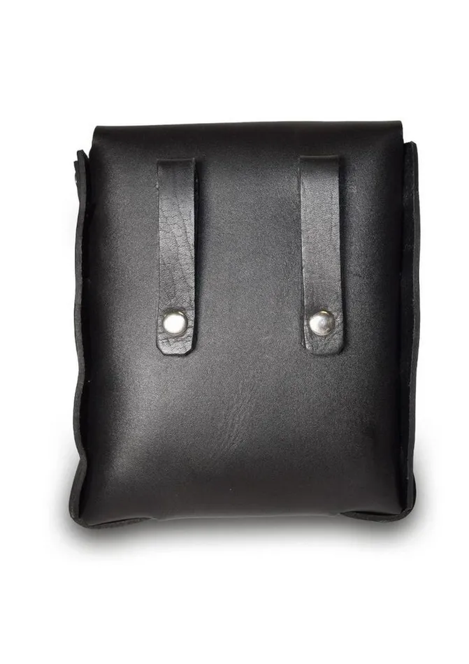 Prowler RED Restraints Prowler Red Leather Buckle Pouch
