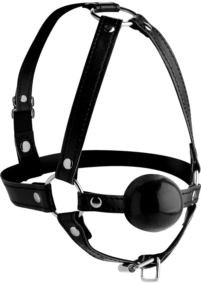STRICT Male Sex Toys Strict Head Harness with Ball Gag