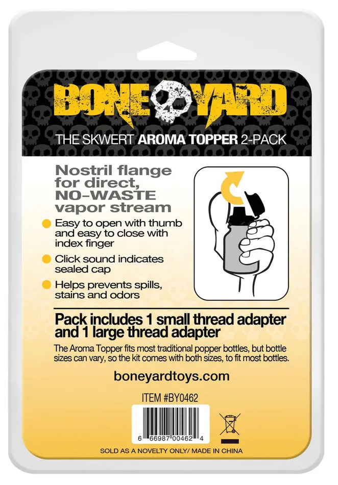 The Skwert Aroma Topper 2 Pack 1 Small and 1 Small and 1 Large Thread Adapter Rascal Boneyard Male Sex Toys The Skwert Aroma Topper 2 Pack 1 Small and 1 Small and 1 Large Thread Adapter Rascal Boneyard Male Sex Toys