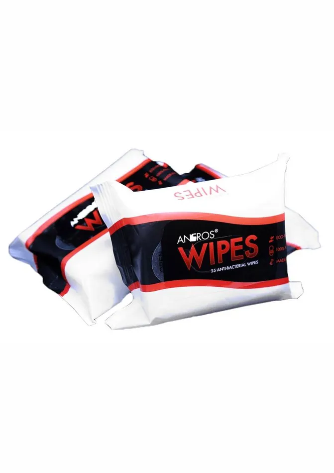 Vibrators Aneros Unscented AntiBacterial Wipes 25 Wipes Aneros