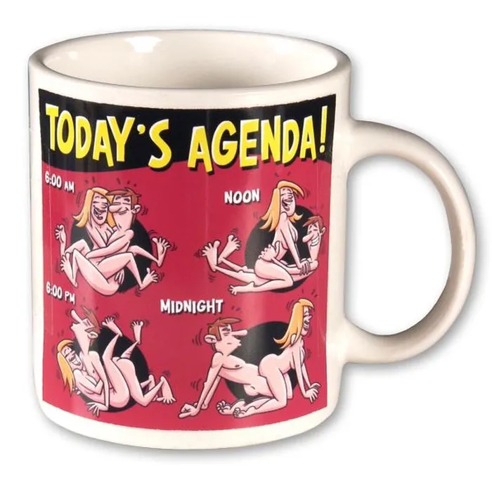 Vibrators Novelty Todays Agenda Coffee Mug
