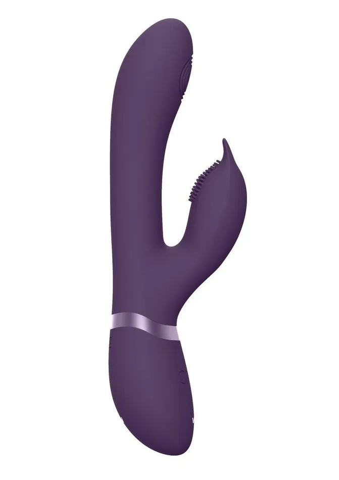 Vibrators Vive by Shots Vive Aimi Rechargeable Silicone Pulse Wave and Vibrating GSpot Rabbit