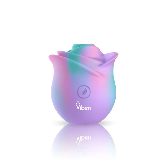 Vibrators Zen Rose Unicorn Handheld Rose Clitoral and Nipple Stimulator Viben Vibrators Zen Rose Unicorn Handheld Rose Clitoral and Nipple Stimulator Viben