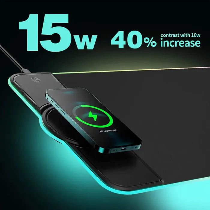 Wireless Charger RGB Mouse Pad Magnetic Suction Desktop Phone Holder cj Female Sex Toys
