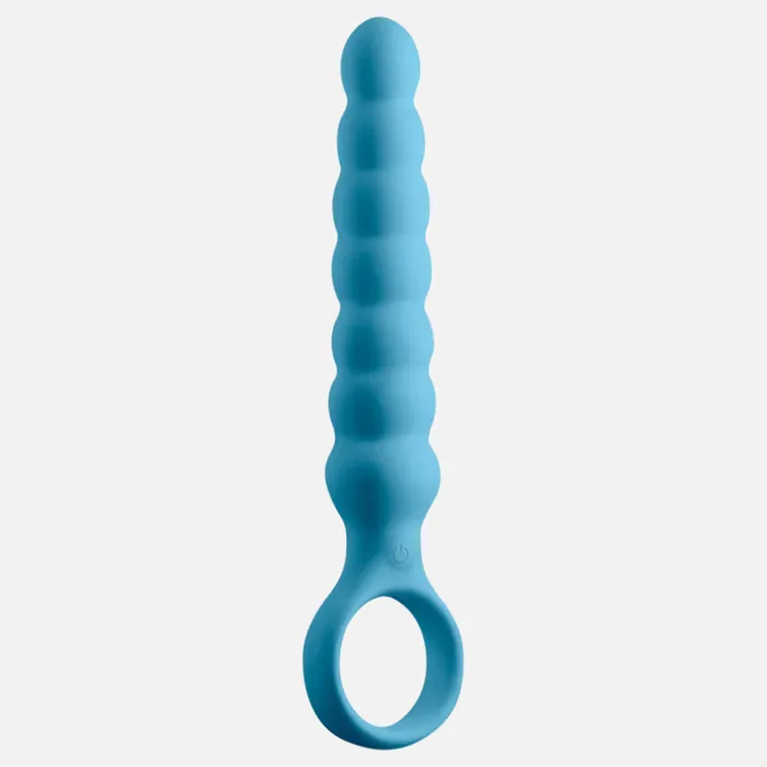 Anal NS Novelties Desire Lucent Vibrating Anal Plug Blue Anal NS Novelties Desire Lucent Vibrating Anal Plug Blue