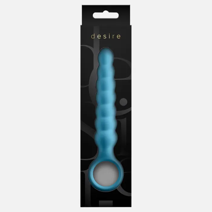 Anal NS Novelties Desire Lucent Vibrating Anal Plug Blue Anal NS Novelties Desire Lucent Vibrating Anal Plug Blue
