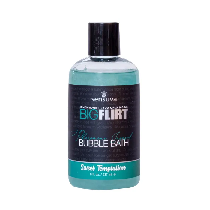 Big Flirt Pheromone Infused Bubble Bath Sweet Temptations 8 Fl Oz Sensuva Dildos