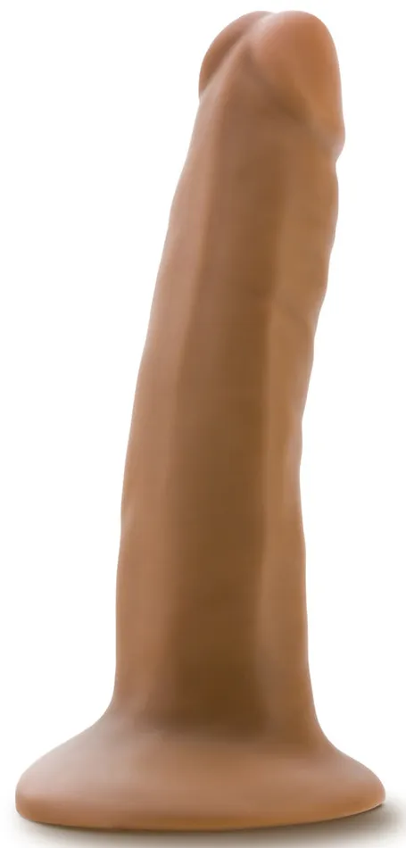 Blush Dildos Dr Skin Silicone Dr Lucas 5 Inch Dong With Suction Cup Mocha