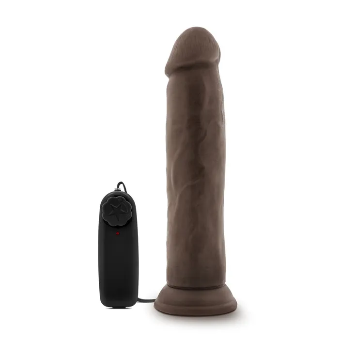 Blush Dr Skin Dr Throb 95 Inch Vibrating Realistic Cock With Suction Cup Chocolate Female Sex Toys Blush Dr Skin Dr Throb 95 Inch Vibrating Realistic Cock With Suction Cup Chocolate Female Sex Toys