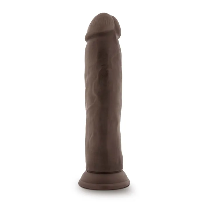Blush Dr Skin Plus 9 Inch Posable Thick Dildo Chocolate Dildos