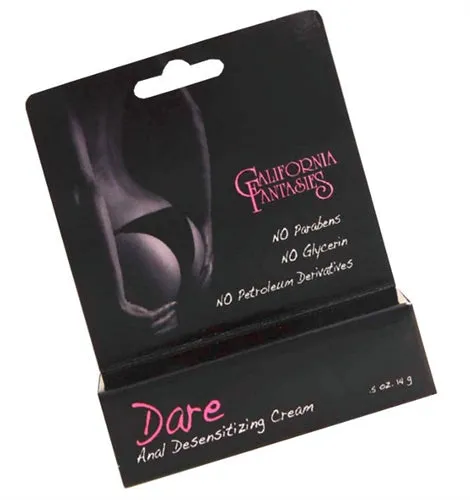 California Fantasies Anal Dare Anal Desensitizing Cream 05 Oz