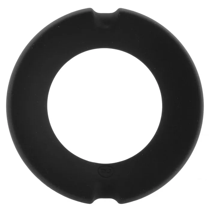 ECN Male Sex Toys Kink Stretchable SiliconeCovered Metal Cock Ring in 50mm