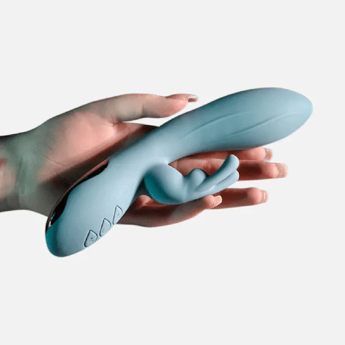 Evolved Boss Bunny Rabbit Vibrator Sky Blue Evolved Vibrators Evolved Boss Bunny Rabbit Vibrator Sky Blue Evolved Vibrators