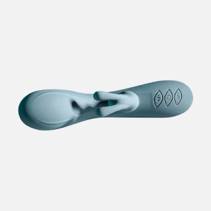 Evolved Boss Bunny Rabbit Vibrator Sky Blue Evolved Vibrators Evolved Boss Bunny Rabbit Vibrator Sky Blue Evolved Vibrators