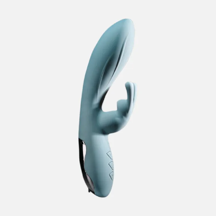 Evolved Boss Bunny Rabbit Vibrator Sky Blue Evolved Vibrators Evolved Boss Bunny Rabbit Vibrator Sky Blue Evolved Vibrators