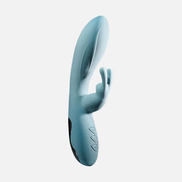 Evolved Boss Bunny Rabbit Vibrator Sky Blue Evolved Vibrators Evolved Boss Bunny Rabbit Vibrator Sky Blue Evolved Vibrators