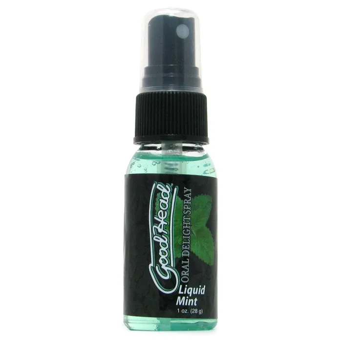 Female Sex Toys GoodHead Oral Delight Spray 1oz in Liquid Mint Pink Cherry