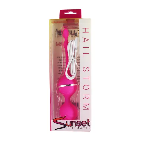 Hail Storm Rechargeable Kegel Balls Sunset Intimates Toys Inc Female Sex Toys