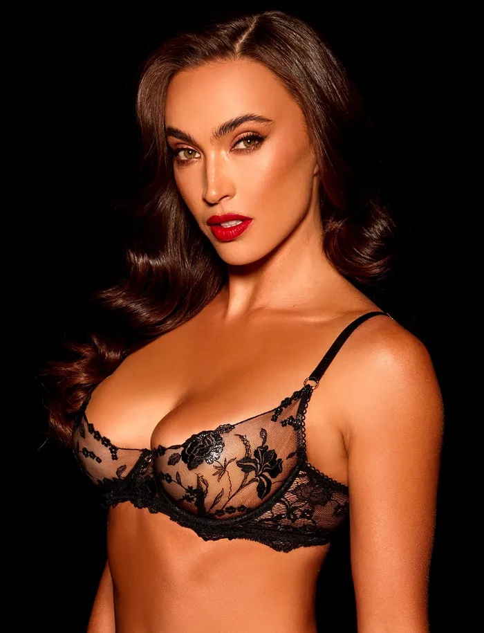 Honey Birdette Anal Whitney Black Bra