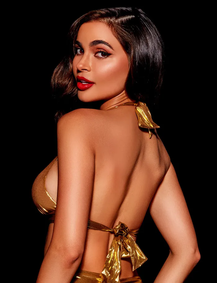 Honey Birdette Vibrators Pamela Bronze Bikini Top