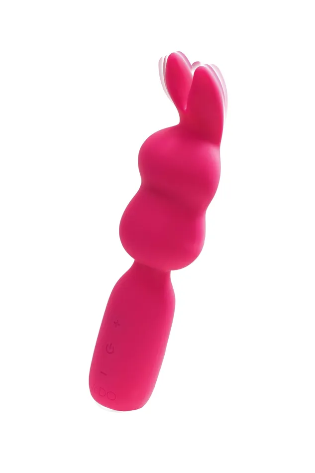 Hopper Bunny Rechargeable Mini Wand Pretty in Pink VeDO Vibrators