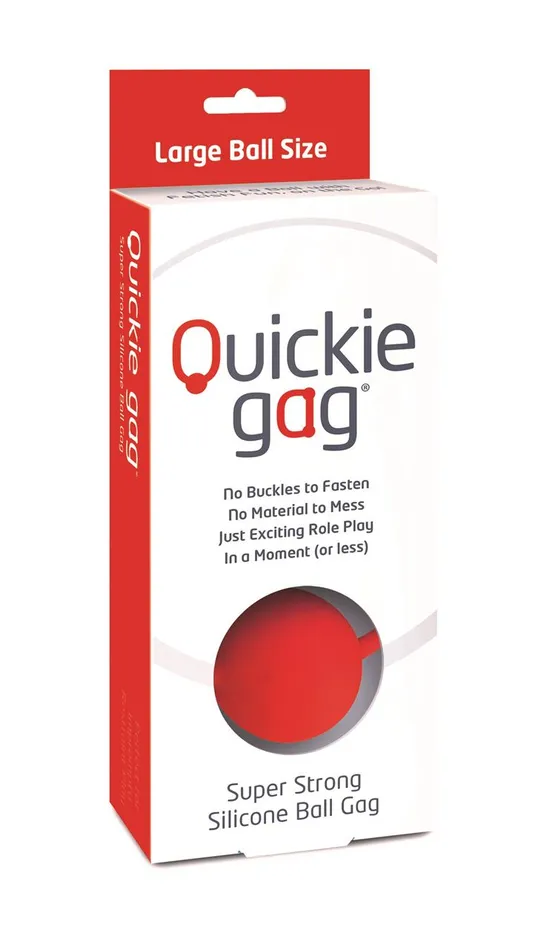 ItsForMyFriend Male Sex Toys Quickie Gag Ball Large Red