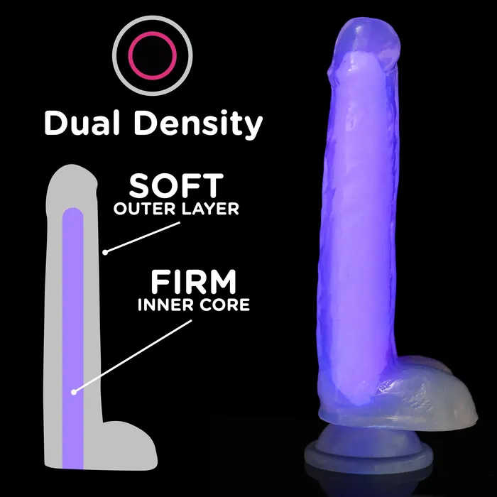 Lollicock Dildos Lollicock 7 GlowInTheDark Silicone Dildo With Balls Purple Lollicock Dildos Lollicock 7 GlowInTheDark Silicone Dildo With Balls Purple