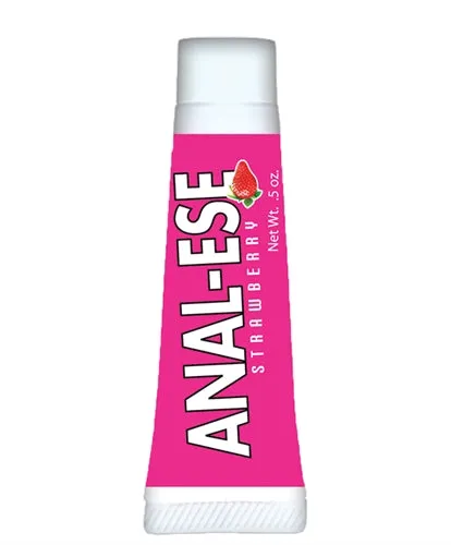 Male Sex Toys AnalEse Strawberry 5 Oz Soft Packaging Nasstoys