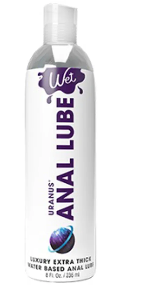 Male Sex Toys Wet Anal Lube 8oz Uranus Extra Thick Water Based Wet