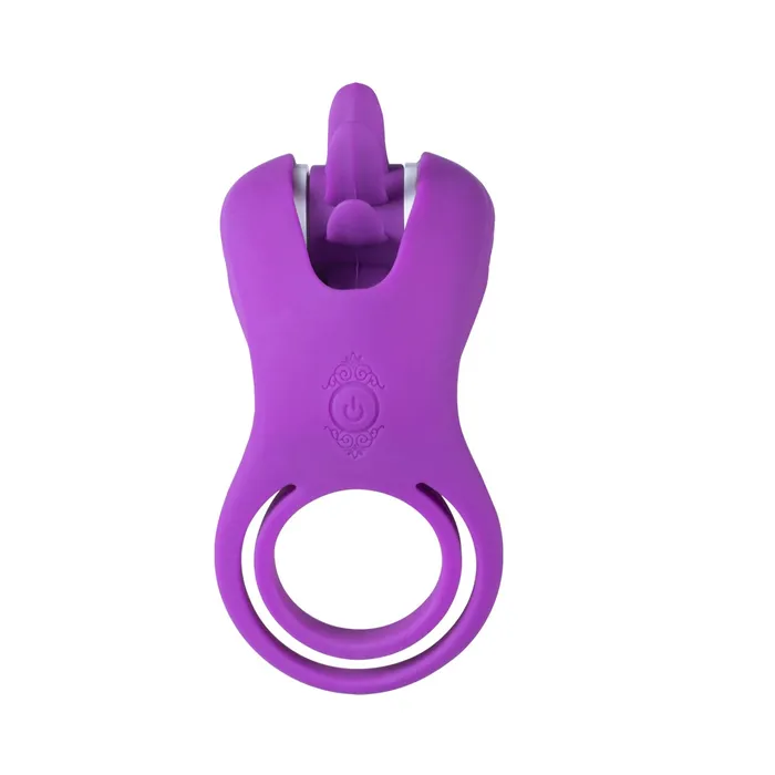 Roxy Tongue Clit Licker and Cock Ring Purple Honey Play Box Male Sex Toys