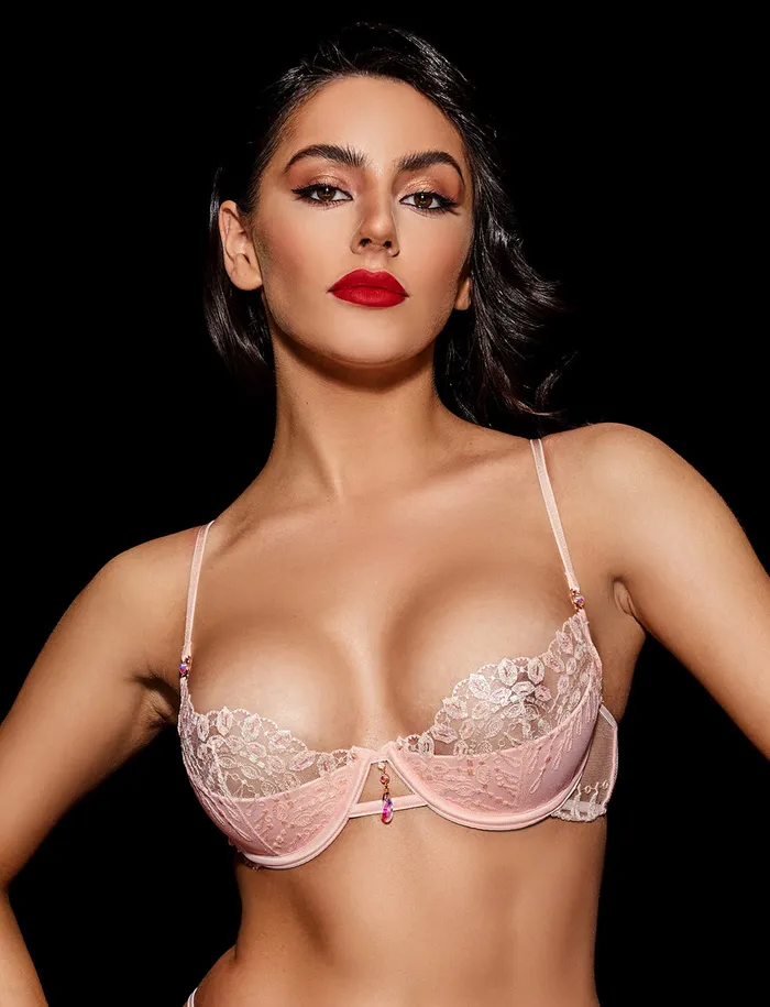 Ruby Pink Diamond Bra Honey Birdette Vibrators