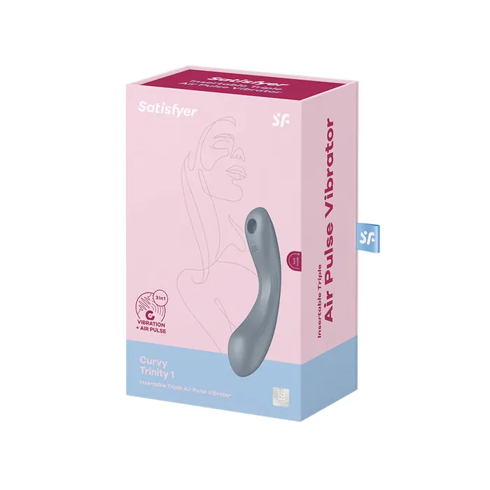 Satisfyer Vibrators Satisfyer Curvy Trinity 3 Grey