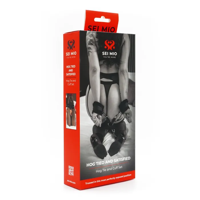 SEI MIO Anal Hog Tied and Satisfied Hog Tie Cuff Set