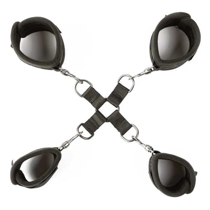 SEI MIO Anal Hog Tied and Satisfied Hog Tie Cuff Set