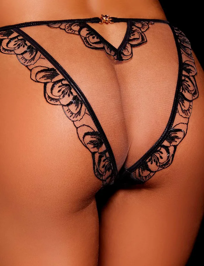 Seraphina Black Panty Honey Birdette Anal