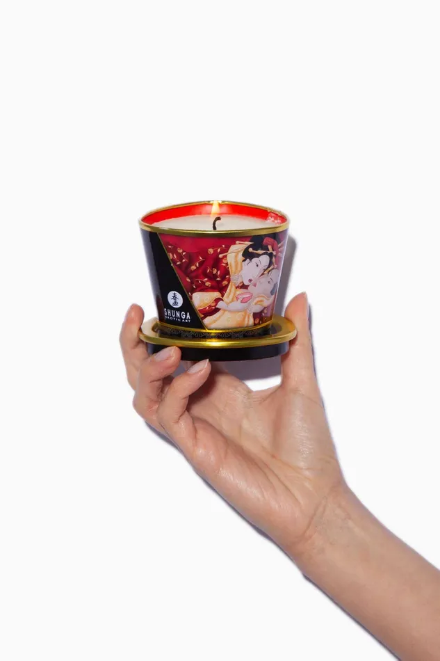Shunga SHUNGA Vela con Aceite para Masajes Grande Vibrators