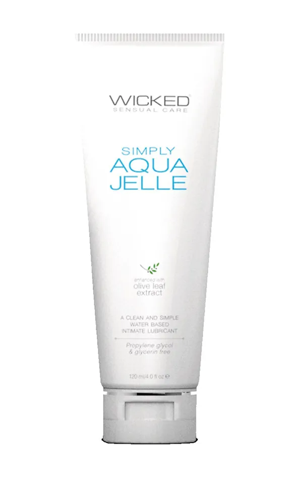 Simply Aqua Jelle Fragrance Free Lubricant 4 Fl Oz Wicked Sensual Care Lubricants