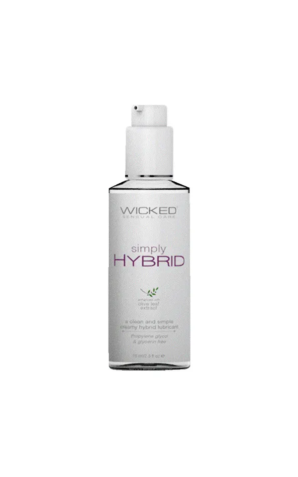 Simply Hybrid Fragrance Free Lubricant 23 Fl Oz Wicked Sensual Care Lubricants Simply Hybrid Fragrance Free Lubricant 23 Fl Oz Wicked Sensual Care Lubricants