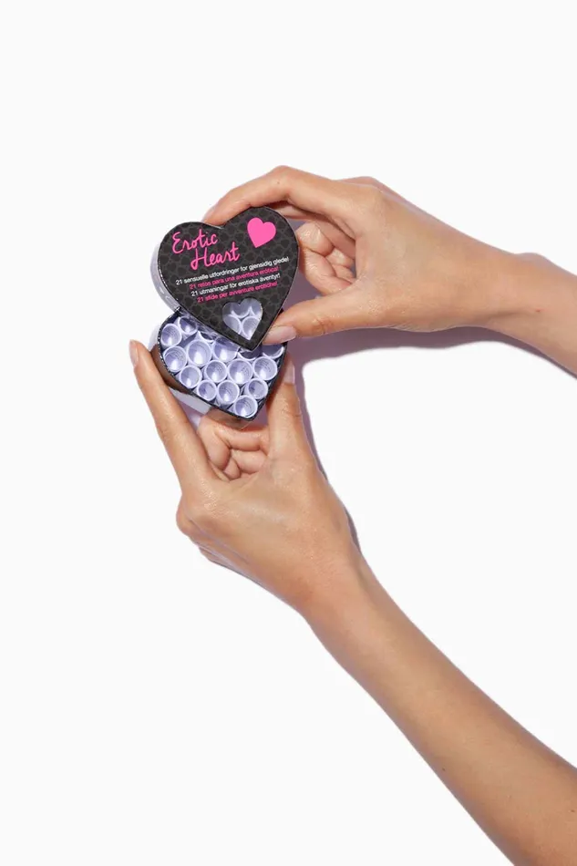 Tease Please Vibrators CORAZN ERTICO Pequeo Juego de Pruebas y Desafos