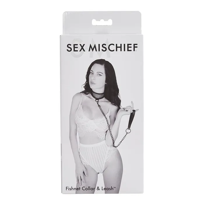 Vibrators ItsForMyFriend SM Fishnet Collar Leash