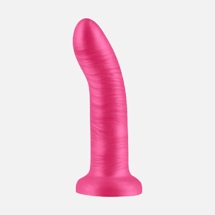 Vibrators NS Novelties Royals Charlie Non Vibrating Dildo 5inch127cm Metallic Pink