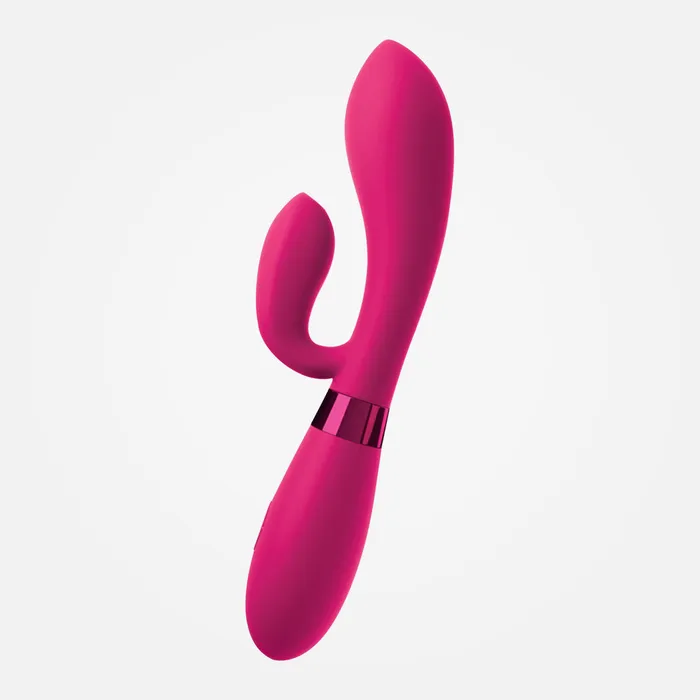 Vibrators Pipedream OMG Rabbits Mood Fuschia Pink Rechargeable Rabbit Vibrator