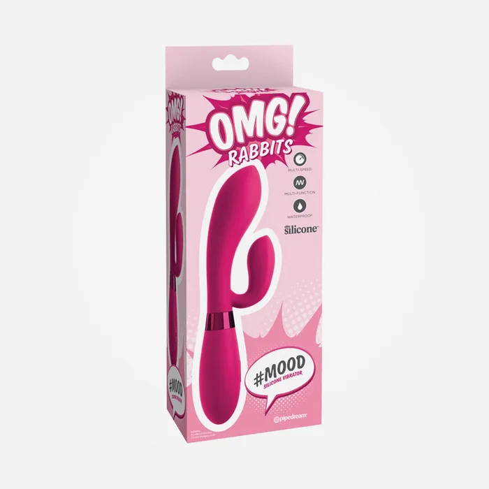 Vibrators Pipedream OMG Rabbits Mood Fuschia Pink Rechargeable Rabbit Vibrator Vibrators Pipedream OMG Rabbits Mood Fuschia Pink Rechargeable Rabbit Vibrator