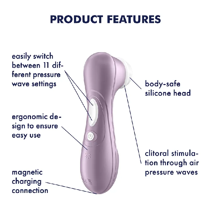 Vibrators Satisfyer Satisfyer Pro 2 Clitoral Suction Toy Violet