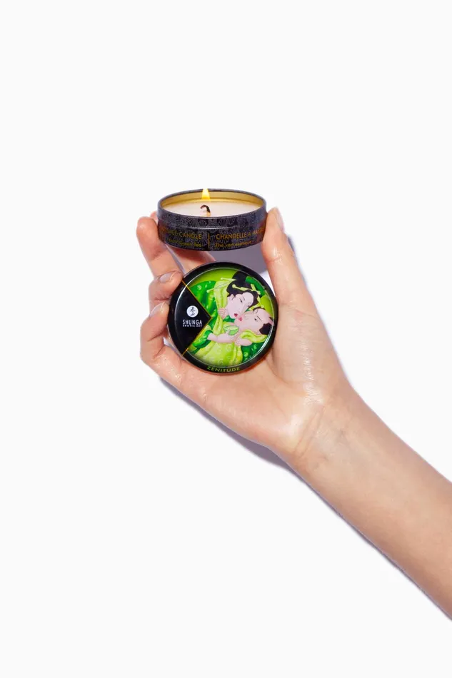 Vibrators Shunga SHUNGA Vela con Aceite para Masajes Pequea