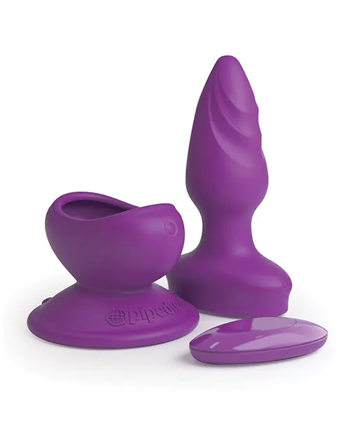 3 Some 3Some Wall Banger Silicone Rechargeable Remote Control Anal Plug Purple Anal