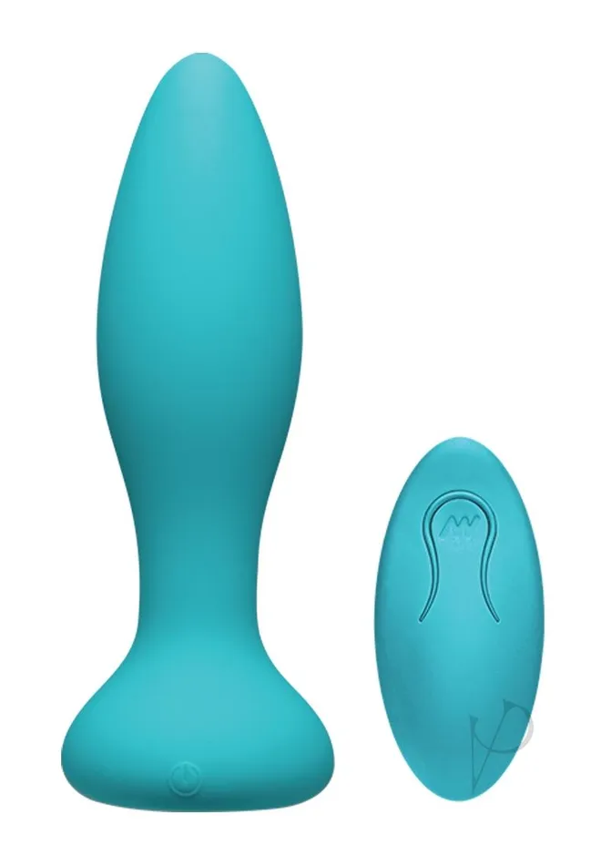 APlay Thrust Experienced Anal Plug with Remote Control Teal A Play Male Sex Toys