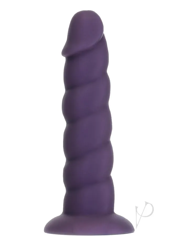 Addiction Fantasy Unicorn Silicone Dildo 7in Purple Addiction Dildos