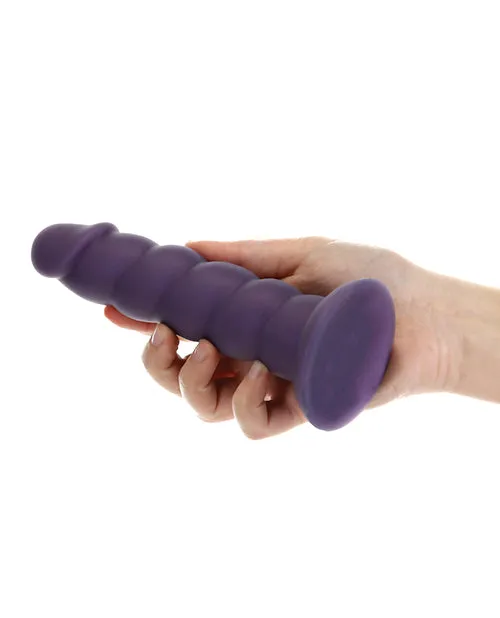 Addiction Fantasy Unicorn Silicone Dildo 7in Purple Addiction Dildos